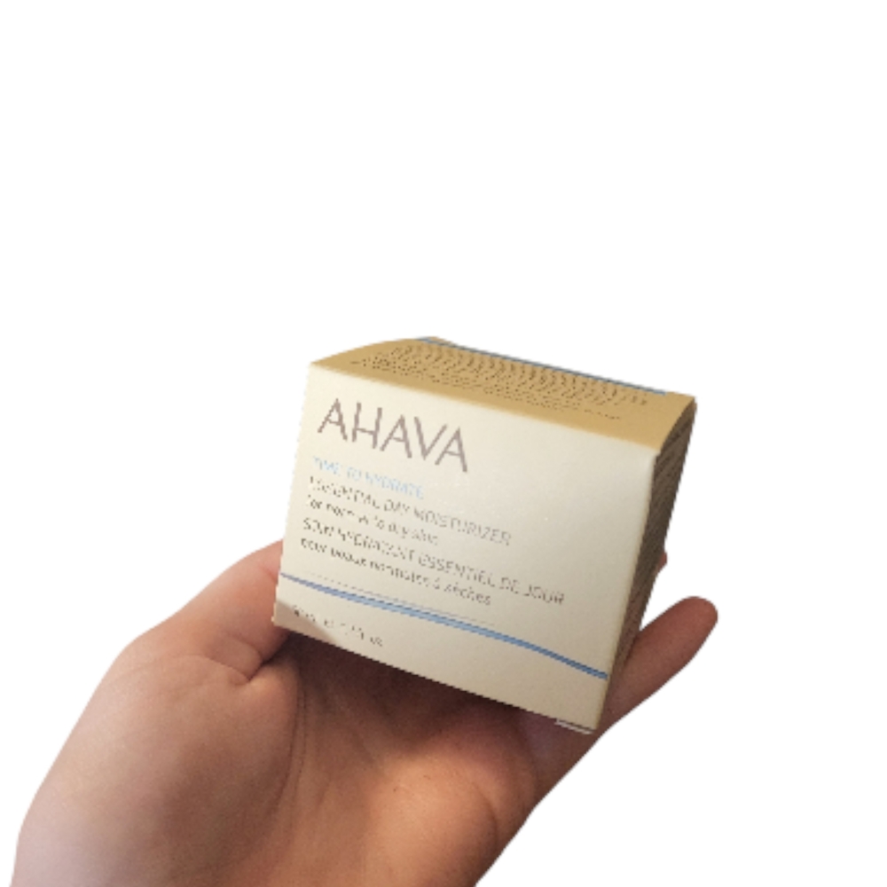 AHAVA Hydration Cream in Cream and Tan Box